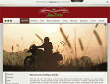 Tablet Screenshot of haus-recke.de